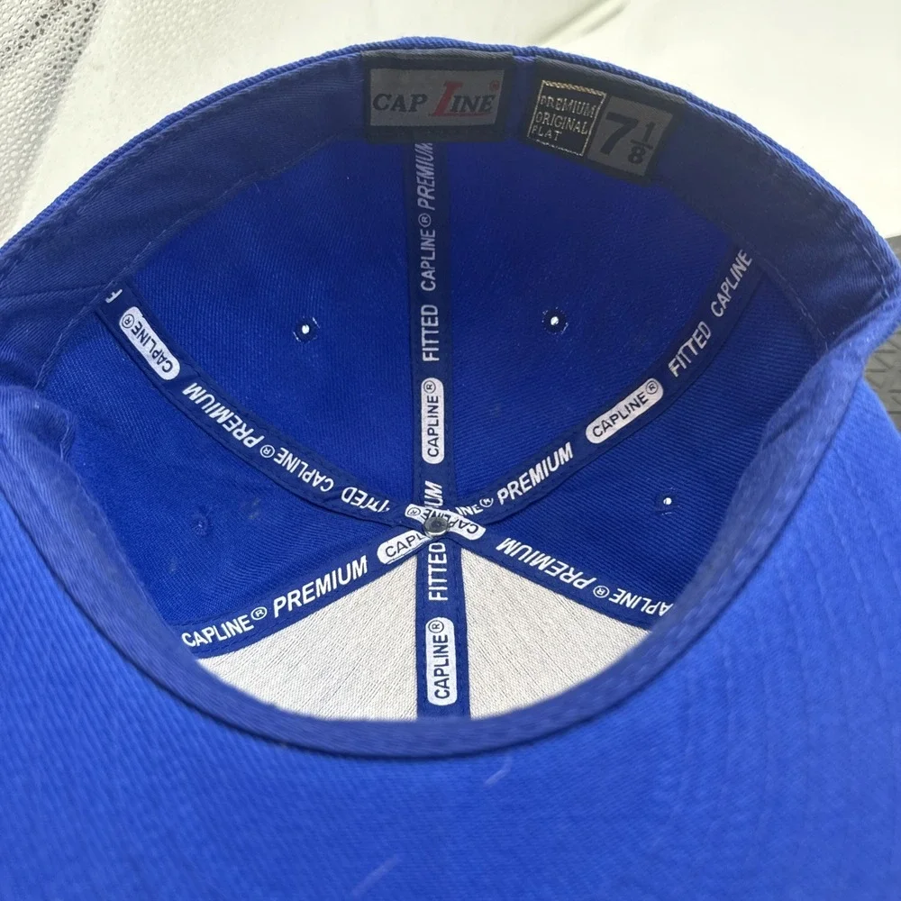 RAMONES Music Band Logo Patch Adjustable‎ Baseball Cap blue Hat flat bill